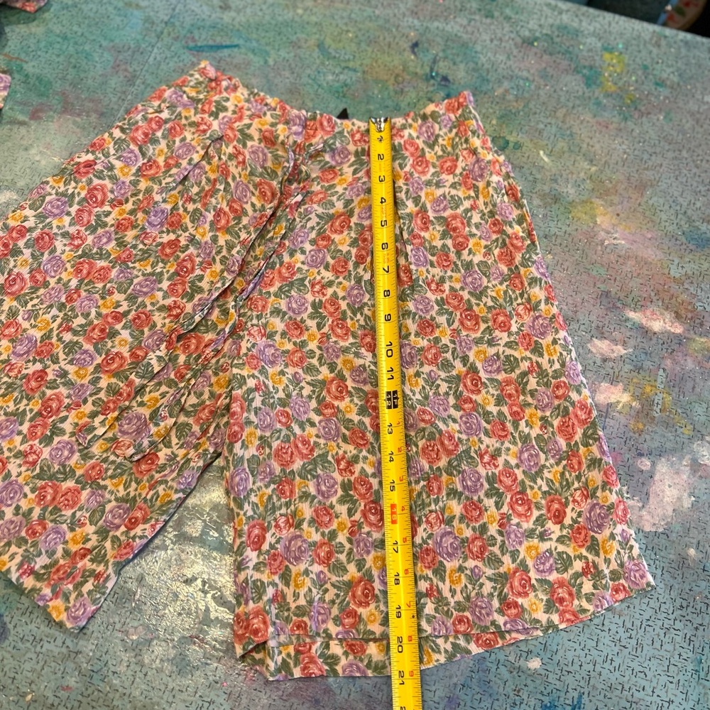 80s Floral Short Set - Picture 15 of 16